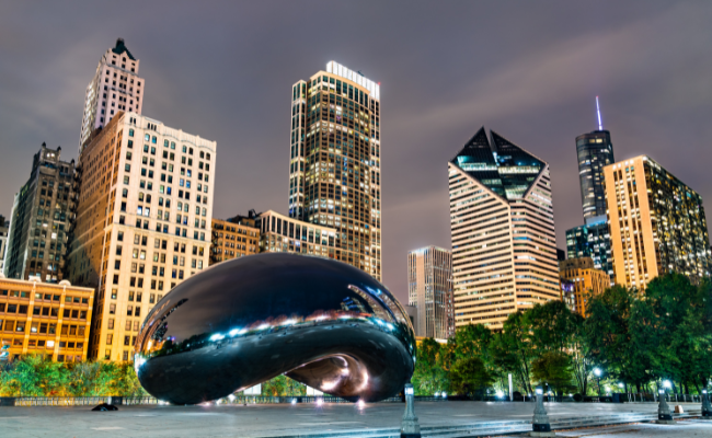 nightview in the chicago. in this city you can boost your business via our digital marketing services